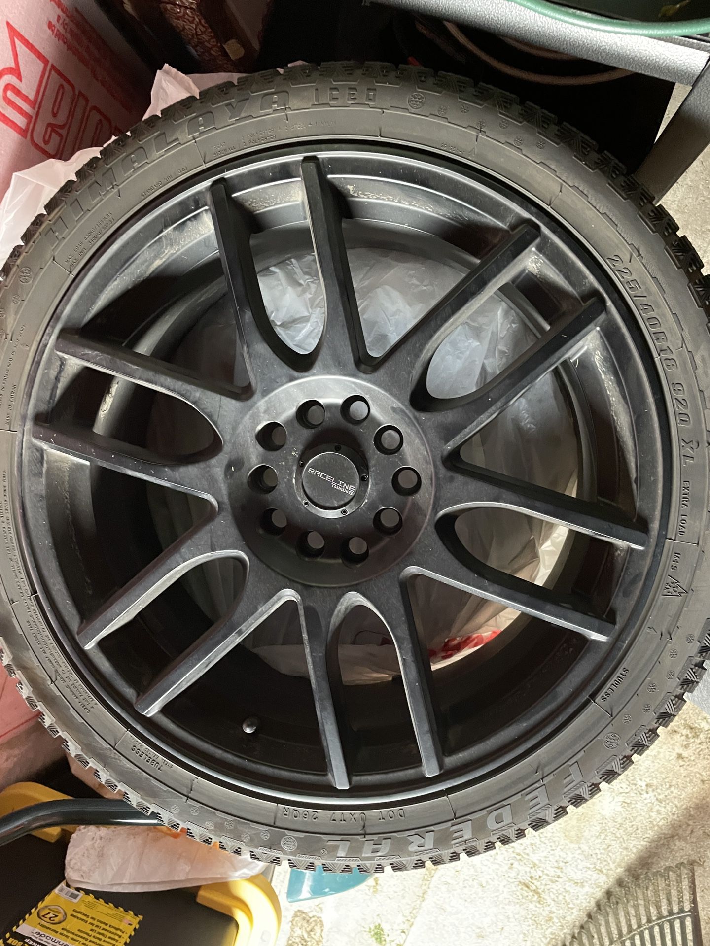 Studless Snow Tires And Wheels/Rims