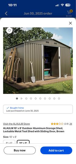 10x8 shed