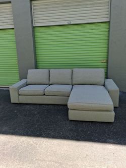 Gray sectional sofa