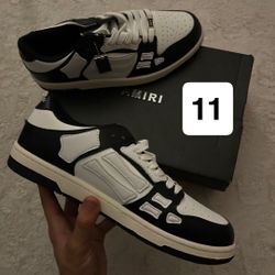 Black And White Amiri Shoes 