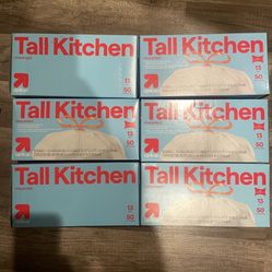 UltraStretch Tall Kitchen Drawstring Trash Bags - Unscented - 13gal/50ct 