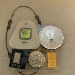 Platinum, Gold, Silver.