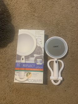 Led handheld reflect urban conair mirror