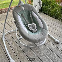 Ingenuity InLighten 2-in-1 Baby Swing & Rocker