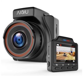AIQiu AM000C1 Dash Cam, 1296P FHD Car Driving Recorder 1.5" Mini Night Vision Vehicle Dashboard Camera with G - Sensor, Black