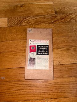 Charles H. Goren's NEW WAY TO BETTER BRIDGE, 1958 First Printing