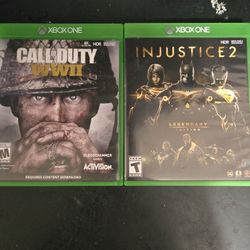 COD WW2 and Injustice 2