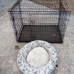 Large 42 Inch Cage +Pillow 35.00