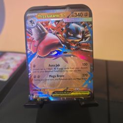 Pokémon Tcg Mega Lucario ex 077/132 Mega Evolution