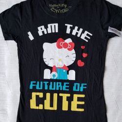 Hello Kitty " I Am The Future Of Cute" Womens Tshirt