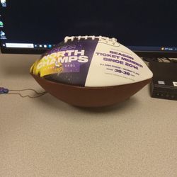 Minnesota Vikings Football Season Ticket Game Ball (Member Sence 2014)