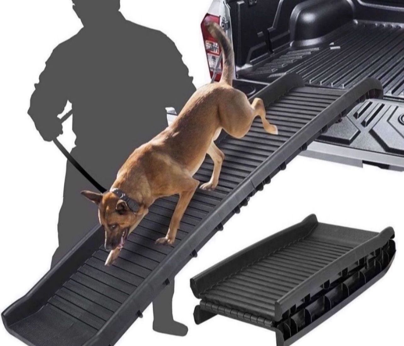 ZENY™ Bi-Fold Pet Ramp for Dog and Cat Ramp Great for Trunk Back Seat Ladder Step Car SUV