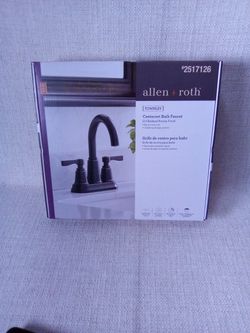 Bathroom Vanity Cabinet Faucet Hot Cold Water Bronze