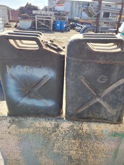Set of Militarily Jerry Cans