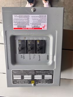 Square D QO 100-amp 6-space indoor main lug load center