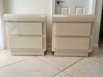 Formica Nightstands (pair) READ DESCRIPTION