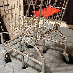 Kids Metal Shopping Cart