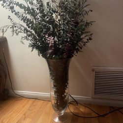 19” Vase and Foliage 