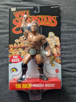 WWE LJN SUPERSTARS RETRO WRESTLING TARGET EXCLUSIVE THE ROCK CHASE BLACK WAVE 3