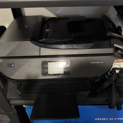 HP Envy 7855 printer with ink