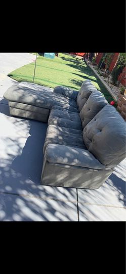 Small clean living room coach