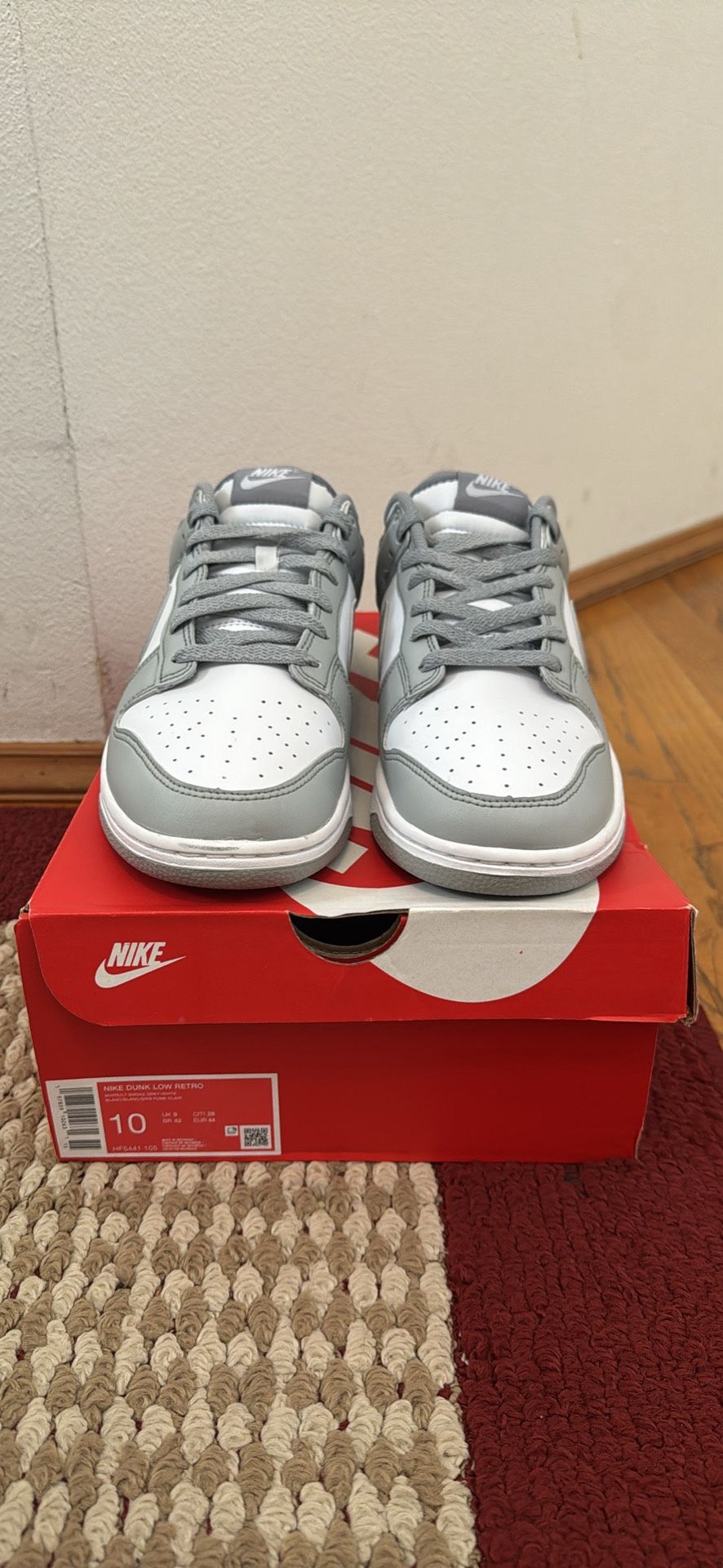 Nike Dunk Low Smoke Grey Size 10 Men’s