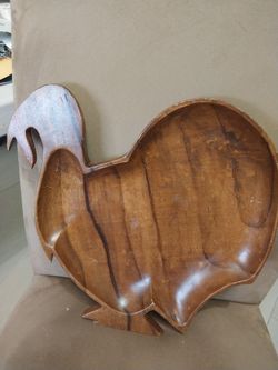 Teak Wood Charcuttery Tray - Turkey Shape