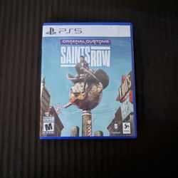 Saints Row: Criminal Customs Edition video game for the PlayStation 5. 