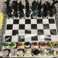 DIY Ceramic Medieval Chess set