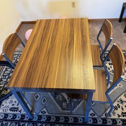 Wayfair Dining Table With 3 Chairs