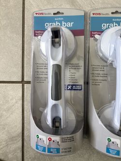 Brand new, CVS Health Suction Grab Bars — set of 3