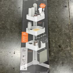 Sharper Image 3-Tier Adjustable Shower Caddy Corner 