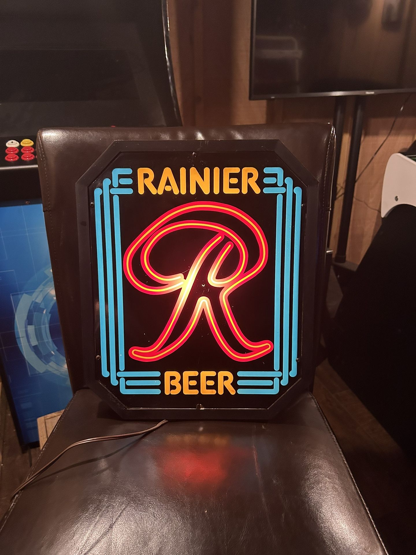 Rainier Beer Lighted Sign