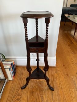 Vintage Wood Plant Stand