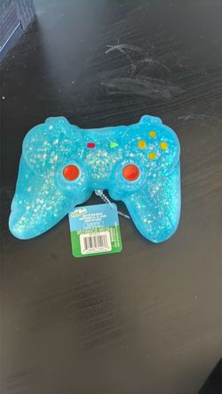 Blue squeezy gaming controller