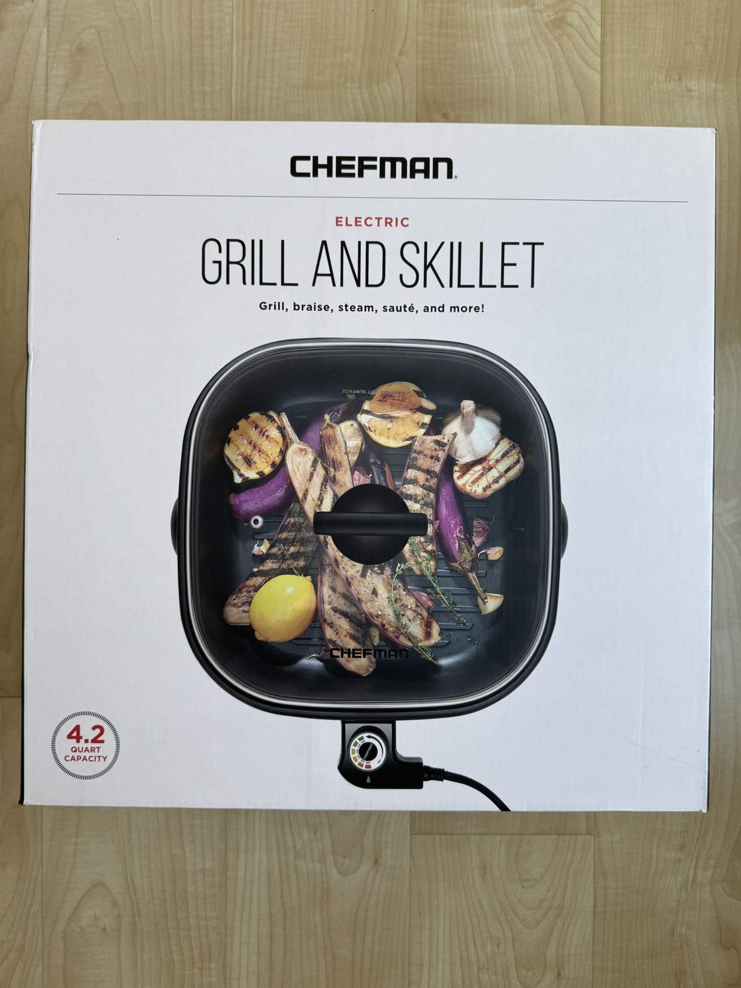 Chefman 4.2 quart Grill and Skillet 4.2 qt