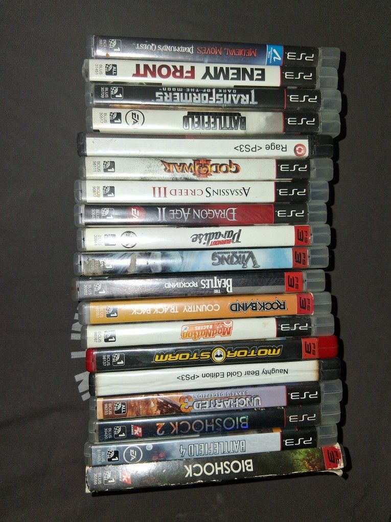 Ps3 Playstation 3 Games Bundle
