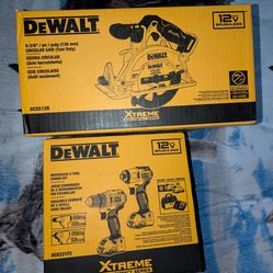 Dewalt XTREME 2-Tool 12V MAX XR Brushless DrilI