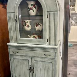 Rare shaped antique cabinet