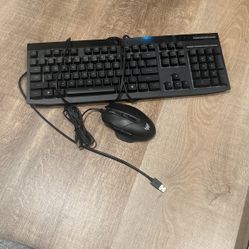 gaming wired keyboard and mouse