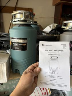 1 HP $125 And 1/2 HP $85 Garbage Disposal Glacier Bag Molino De Comida Para El Sink 