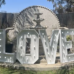 Marquee Letters LOVE $160
