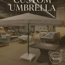 Custom Patio Umbrella with Base – Choose Size & Color