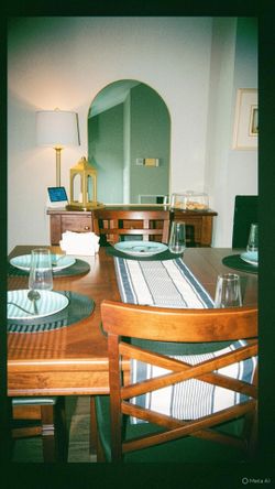 Dinning table with 6 chairs