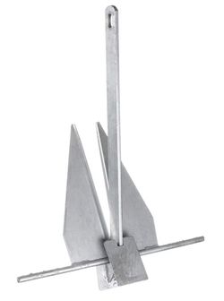 Seachoice Deluxe 17.6 lbs Boat Anchor – Hot-Dipped Galvanized Steel – for 25 to 30 foot boats