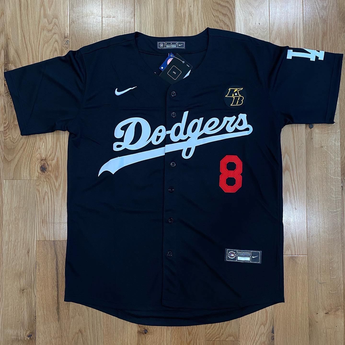 Kobe Bryant Black Dodger Jersey 