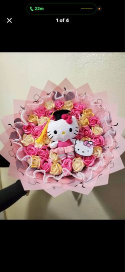 Hello kitty and more graduation bouquets (please read description first)