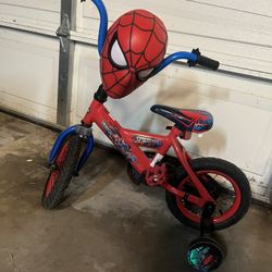 Spider Man Kids Bike 