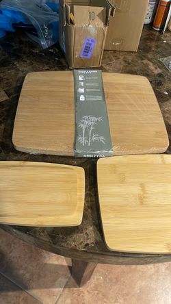 New set of 4 Bamboo cutting boards
