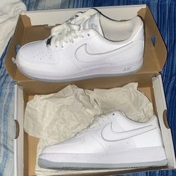 White & Grey Air Force 1s